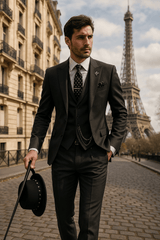 Théo | Costume 3 Pièces Slim Fit Élégant pour Homme