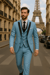 Théo | Costume 3 Pièces Slim Fit Élégant pour Homme