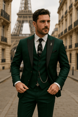 Théo | Costume 3 Pièces Slim Fit Élégant pour Homme