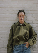 Nivara | Veste Oversize en Suédine pour Femme