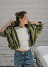 Nivara | Veste Oversize en Suédine pour Femme