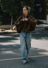 Nivara | Veste Oversize en Suédine pour Femme