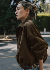 Nivara | Veste Oversize en Suédine pour Femme