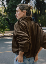 Nivara | Veste Oversize en Suédine pour Femme