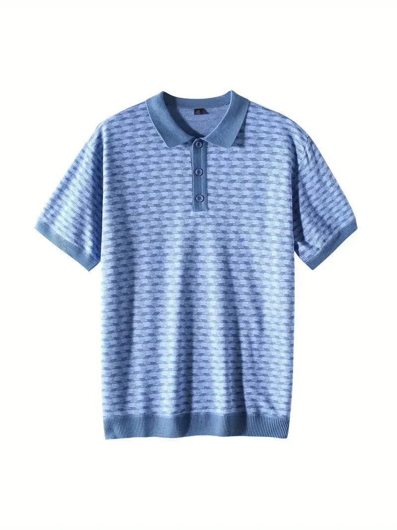 Milo Chemise Homme Sport Décontractée – Maille Respirante à Manches Courtes et Col Classique
