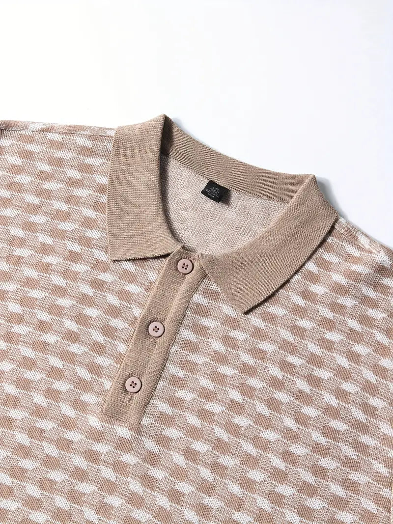 Milo Chemise Homme Sport Décontractée – Maille Respirante à Manches Courtes et Col Classique
