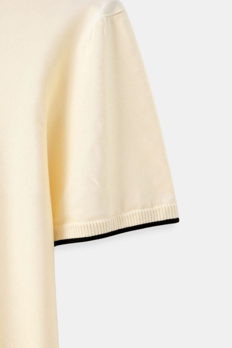 Polo Homme Sans Manches – Coupe Slim Élégante avec Col Classique et Motif Contrasté