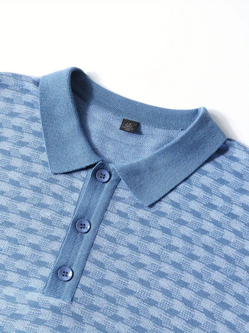 Milo Chemise Homme Sport Décontractée – Maille Respirante à Manches Courtes et Col Classique