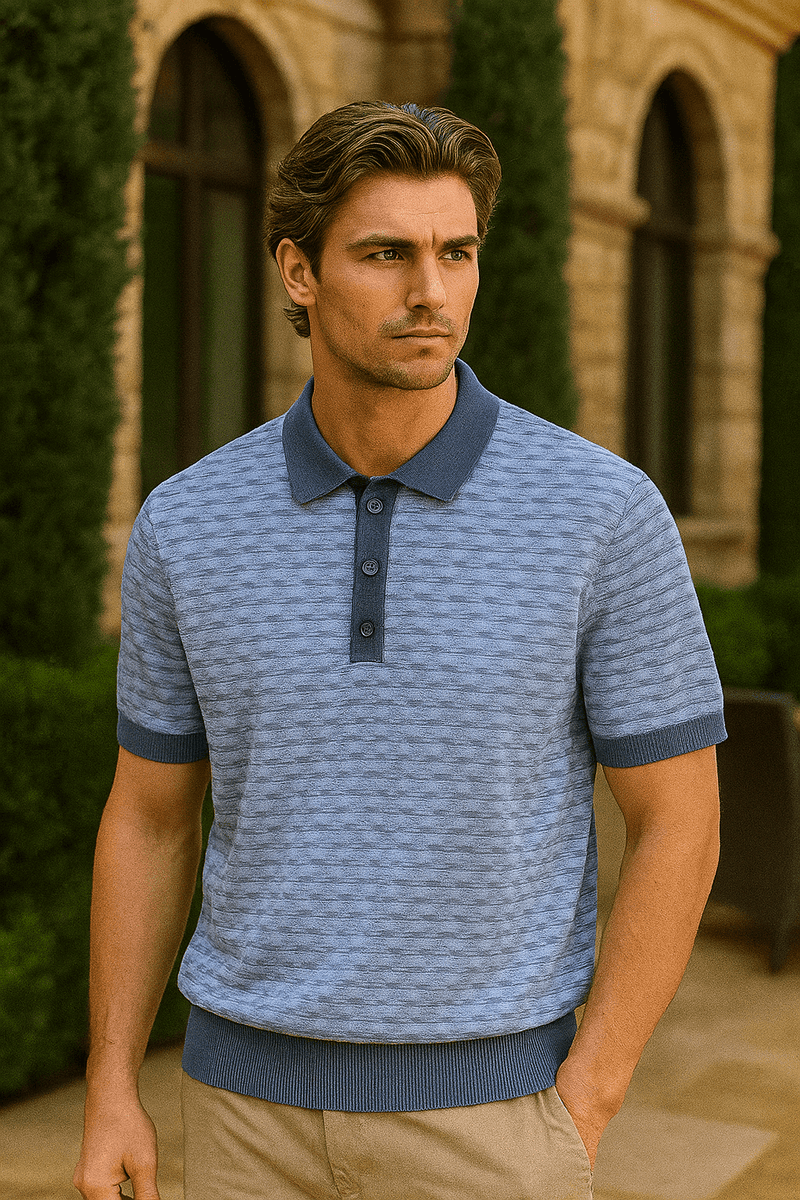 Milo Chemise Homme Sport Décontractée – Maille Respirante à Manches Courtes et Col Classique