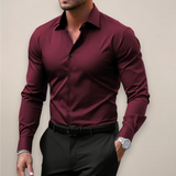 Gabriel | Chemise Classique à Col Cranté pour Homme