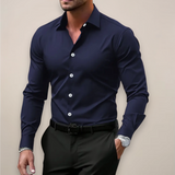 Gabriel | Chemise Classique à Col Cranté pour Homme