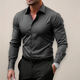 Gabriel | Chemise Classique à Col Cranté pour Homme