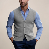 Lior | Pull Sans Manches Structuré pour Homme