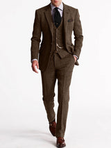 Armand | Costume 3 Pièces en Tweed pour Homme