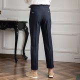 Liam | Men’s Vintage High-Waist Straight-Leg Trousers