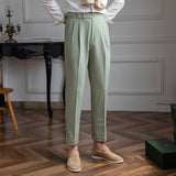 Liam | Men’s Vintage High-Waist Straight-Leg Trousers