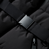 Anseline | Doudoune Longue Ceinturée à Col Montant et Épaules Amovibles