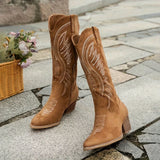 Sierra | Bottes Cowboy en Daim pour Femme