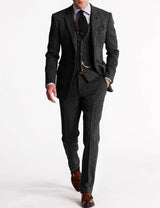 Oxwell | Men’s Vintage Retro 3-Piece Tailored Suit