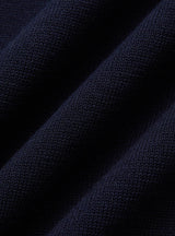 Polo Homme Sans Boutons – Coton Premium Bleu Marine, Style Minimaliste et Élégant